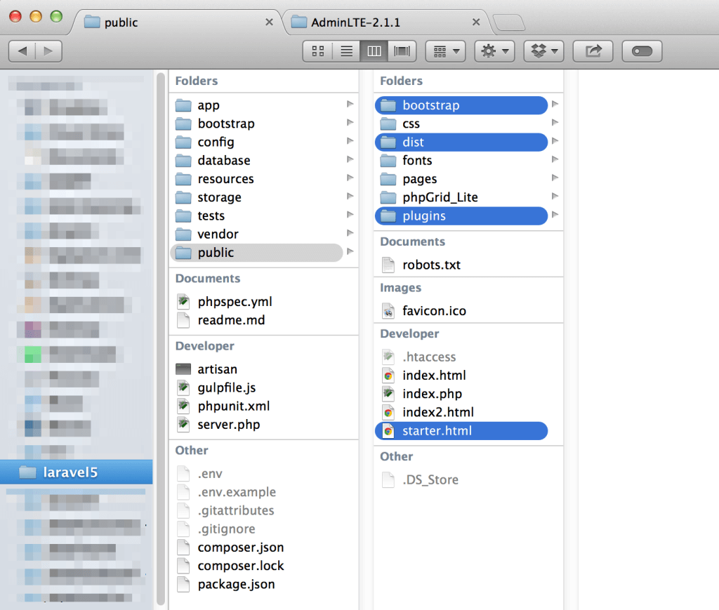 laravel5-adminlte-integration